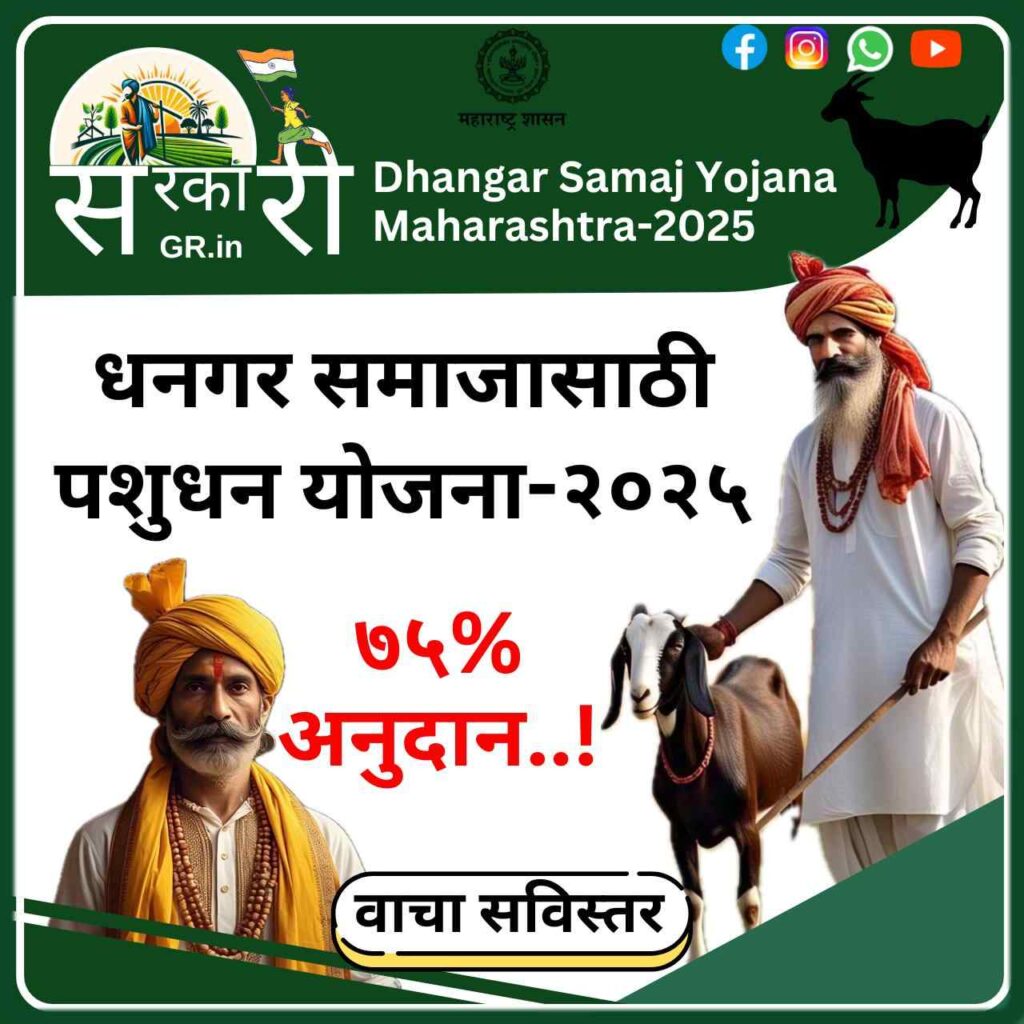 Dhangar Samaj Yojana Maharashtra-2025