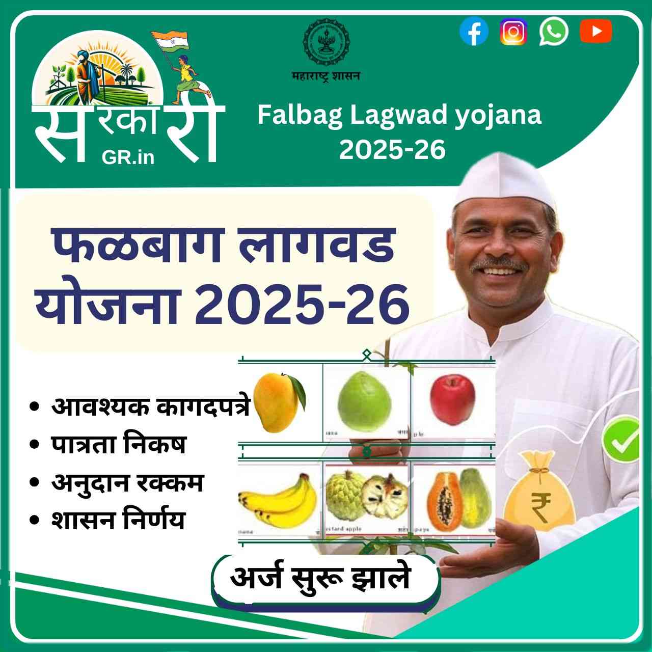 Phalbaag lagvad yojana 2025-26