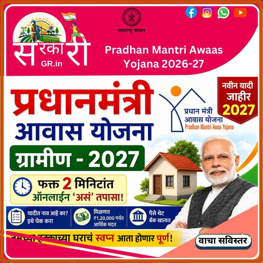 PMAY-G list for 2026-2027